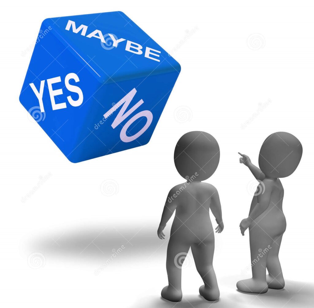 3D character pointing to Yes No I Don’t Know for AllSys lesson
